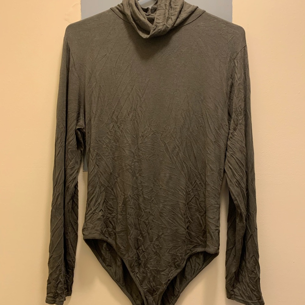 3 for $25 -Long Sleeved Olive Turtle Neck Bodysuit